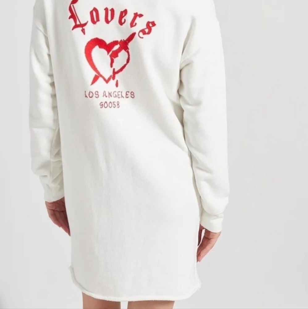 NWT Rare Current Elliott The Lovers Pocket Sweatshirt Dress.